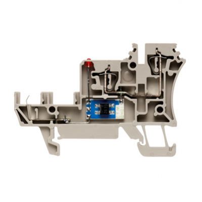 WEIDMULLER ZIA 1.5/3L-1S/LD-RT Złączka inicjatora/elementu wykonawczego, złącze sprężynowe, 1.5 mm², 30, 17.5 A, liczba przyłączeń: 2, Liczba potencjałów w rzędzie: 1, Ciemnobeżowy 1651990000 /50szt./ (1651990000)